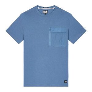 Weekend Offender Mens Takaji Parachute Pocket T-Shirt / Blue